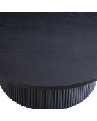 Fever - Mesita negra - D.85 cm