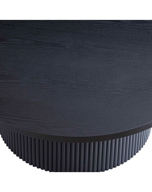 Fever - Mesita negra - D.85 cm