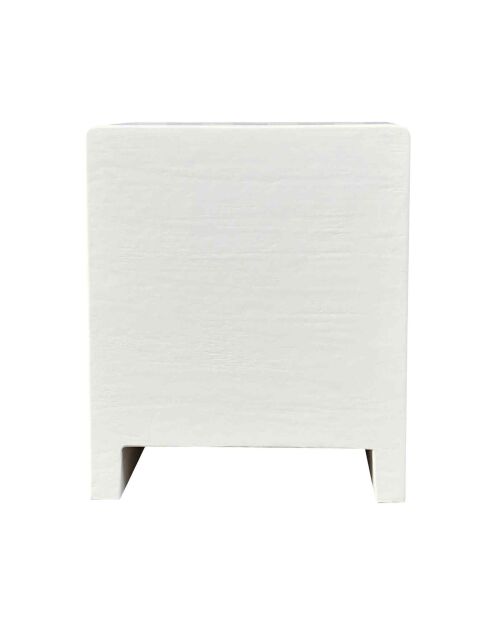 Sit - Holvik Nachttisch weiß, naturfarben - 50x40x60cm