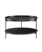 Fever - Mesita negra - D.69 cm