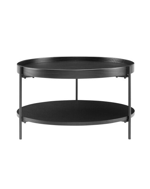 Fever - Mesita negra - D.69 cm