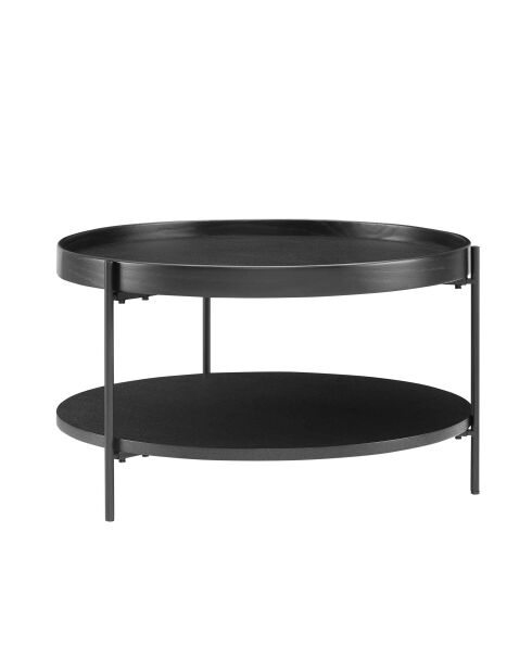 Fever - Mesita negra - D.69 cm