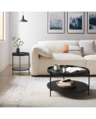 Fever - Mesita negra - D.69 cm