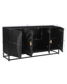 Sit - Credenza Black Smooth nera, oro - 150x38x75cm