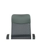 Fever - Chaise de bureau grise avec résille - 62x60x111 cm