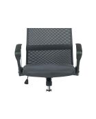 Fever - Chaise de bureau grise avec résille - 62x60x111 cm