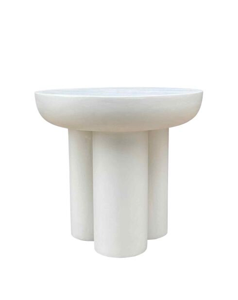 Sit - Table d'appoint Holvik blanc - 50x50x47cm