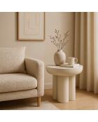 Sit - Table d'appoint Holvik blanc - 50x50x47cm