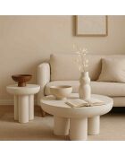 Sit - Table d'appoint Holvik blanc - 50x50x47cm