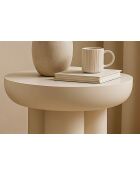 Sit - Table d'appoint Holvik blanc - 50x50x47cm