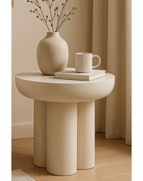 Sit - Table d'appoint Holvik blanc - 50x50x47cm