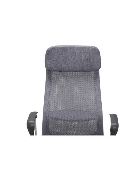 Fever - Grauer Bürostuhl mit Netz- und Stoffbezug - 62x60x118 cm