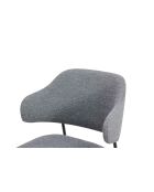 Fever - Set aus 2 dunkelgrauen lockigen Sesseln - 54x59x83 cm