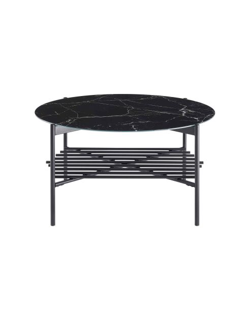 Fever - Mesita negra - 84x84x43 cm