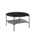 Fever - Mesita negra - 84x84x43 cm