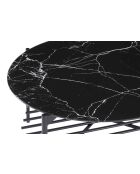 Fever - Mesita negra - 84x84x43 cm