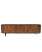 Sit - Buffet bas Ambra naturel, noir - 210x43x56cm