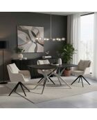 Sit - Buffet Black Smooth noir - 180x43x76cm