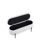 Fever - Bedbank met opbergfunctie beige - 110x40x44 cm