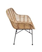 Sit - Lot de 2 fauteuils Rattan naturel - 56x58x83cm