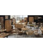 Sit - Lot de 2 fauteuils Rattan naturel - 56x58x83cm