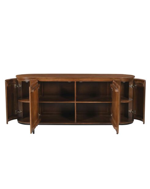 Sit - Buffet Ambra naturel, noir - 170x45x80cm