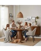 Sit - Buffet Ambra naturel, noir - 170x45x80cm