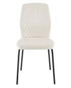 Fever - Lot de 2 chaises beiges - 46,5x56,5x92 cm