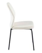 Fever - Lot de 2 chaises beiges - 46,5x56,5x92 cm