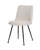 Sit - Lot de 2 chaises Sit&Chairs tissu bouclé (100% polyester), métal - 58,5x46x83cm