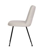 Sit - Lot de 2 chaises Sit&Chairs tissu bouclé (100% polyester), métal - 58,5x46x83cm