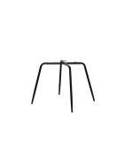 Sit - Lot de 2 chaises Sit&Chairs housse taupe, pieds noir mat - 60x48x78cm