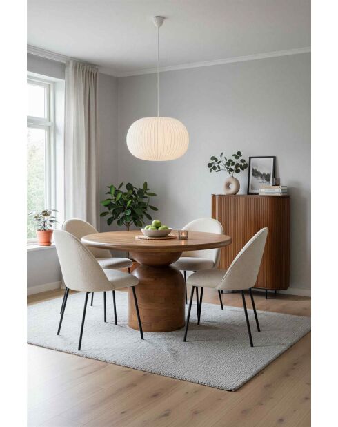 Sit - Table Ambra naturelle - 130x130x76cm