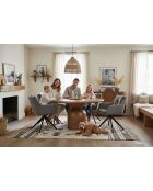 Sit - Table Ambra naturelle - 130x130x76cm