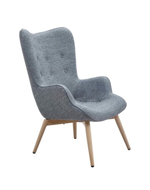 Fever - Fauteuil tressé gris - 80x99x92 cm
