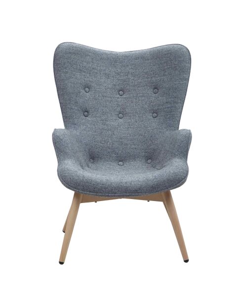 Fever - Fauteuil tressé gris - 80x99x92 cm