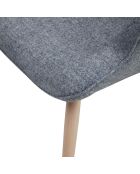 Fever - Fauteuil tressé gris - 80x99x92 cm