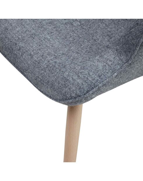 Fever - Fauteuil tressé gris - 80x99x92 cm