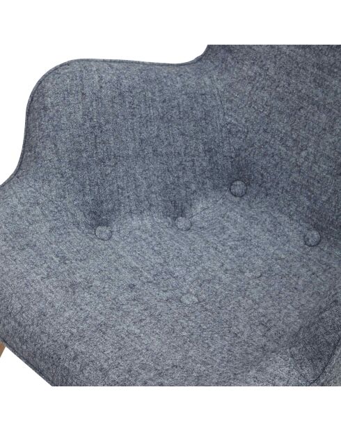 Fever - Fauteuil tressé gris - 80x99x92 cm