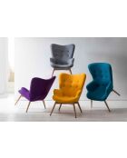 Fever - Fauteuil tressé gris - 80x99x92 cm