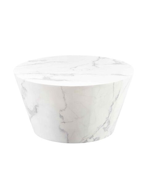 Fever - Witte salontafel - D.80 cm