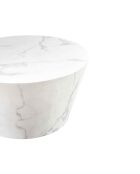 Fever - Mesita blanca - D.80 cm