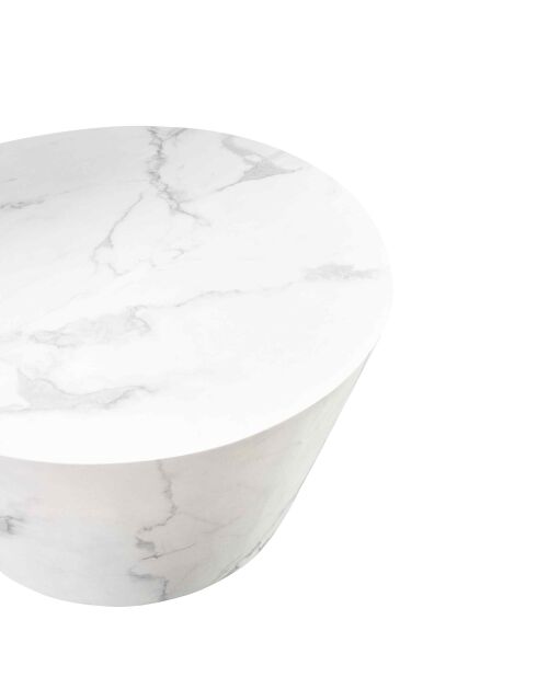 Fever - Witte salontafel - D.80 cm