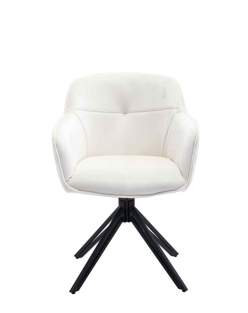 Fever - poltrona con trapuntatura a nido d'ape, beige - 59x60x83 cm