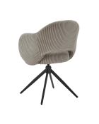 Fever - Fauteuil in lichtgrijze cordurolook - 58x60x84 cm