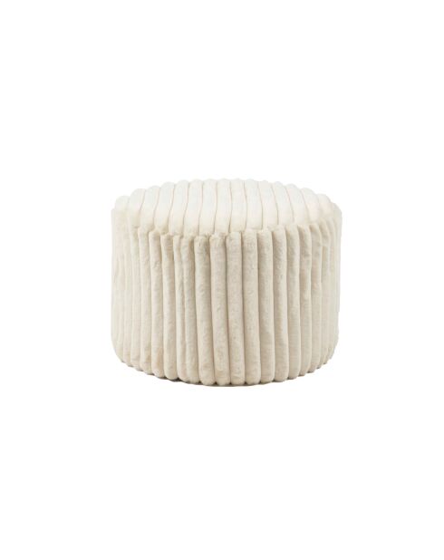 Fever - Pouf beige - D.55 cm
