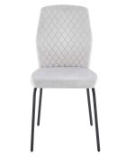 Fever - Set de 2 sillas gris claro - 46,5x56,5x92 cm