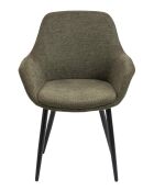 Fever - Set di 2 poltrone verde/nero - 64x59x86 cm