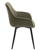 Fever - Set di 2 poltrone verde/nero - 64x59x86 cm