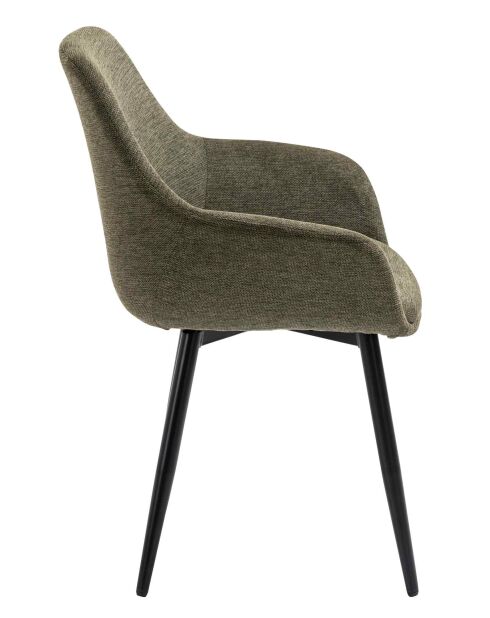 Fever - Set di 2 poltrone verde/nero - 64x59x86 cm